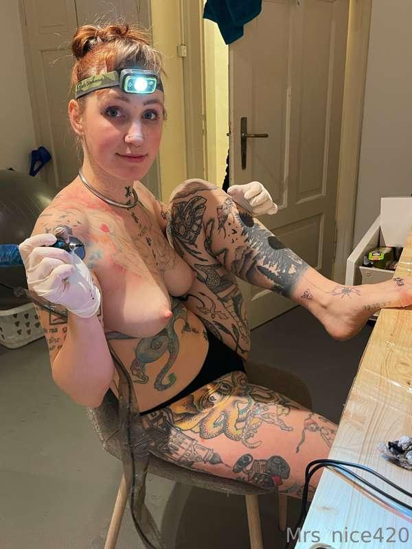 Let’s keep it as a secret - but I tattooed myself 🥰 do you l..