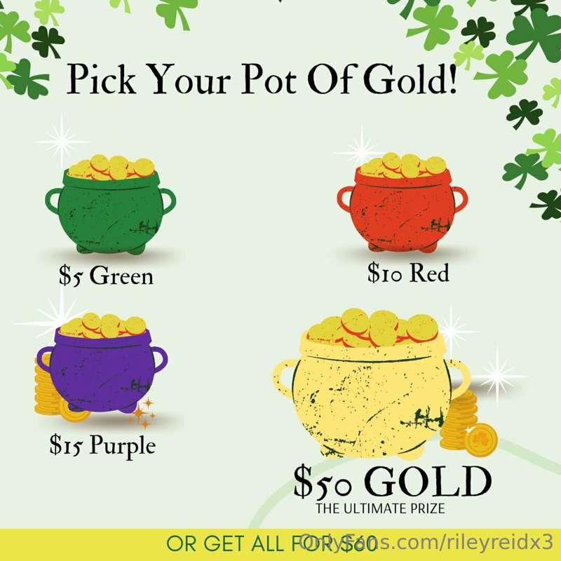 🍀✨ ***PICK YOUR POT OF LUCK*** ✨🍀 and get s secret prize pac..