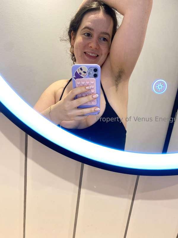 Swipe for nip slip heheheAlso my armpit hair is long again ;..
