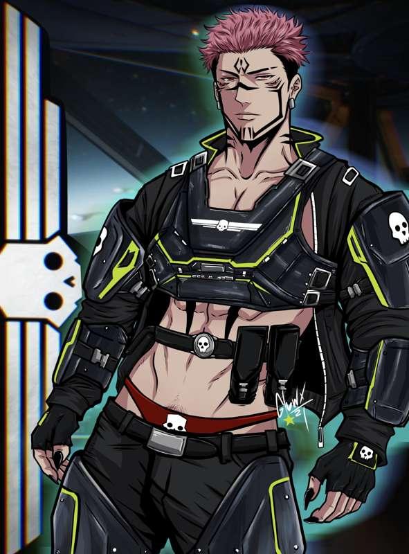 Sukuna in HELLDIVERS 