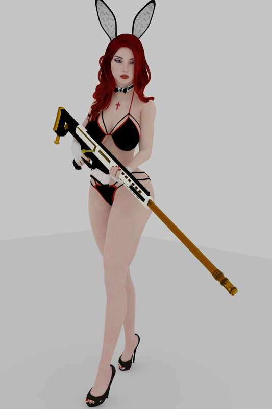 Battle Bunny RedHead <3
