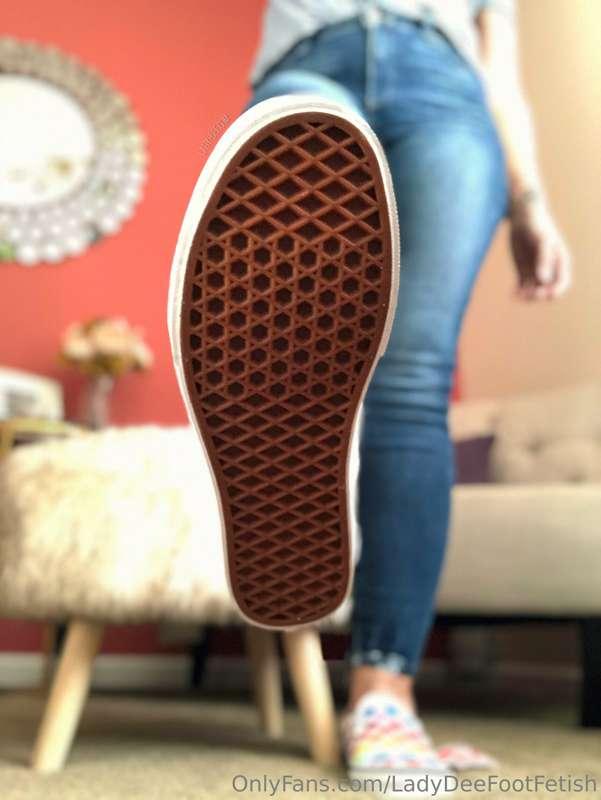 Lick my waffle sole!