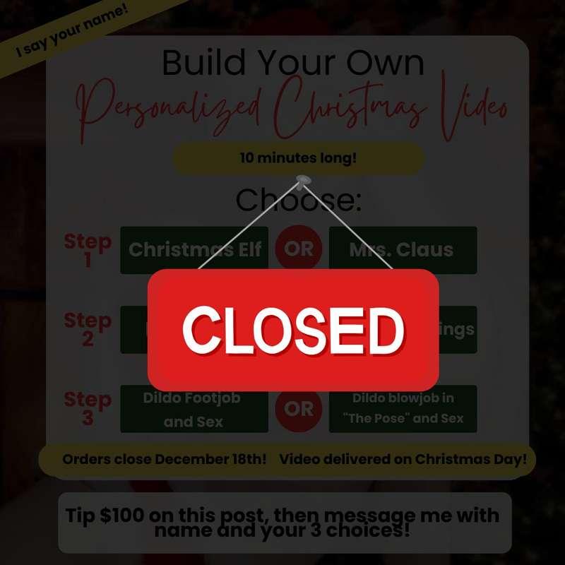 Build your own personalized Christmas Video! There are only ..