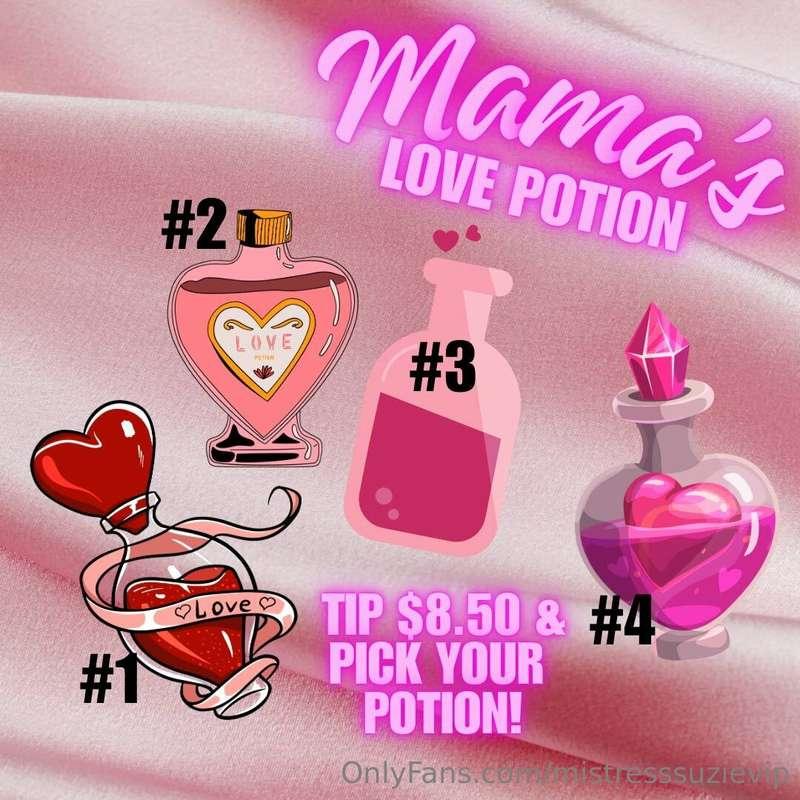## Mama’s Love Potion Game❣️

### ***Tip $8.50 and pick your..