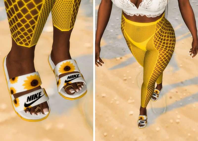 🌻Nike Sunflower Sliders🌻