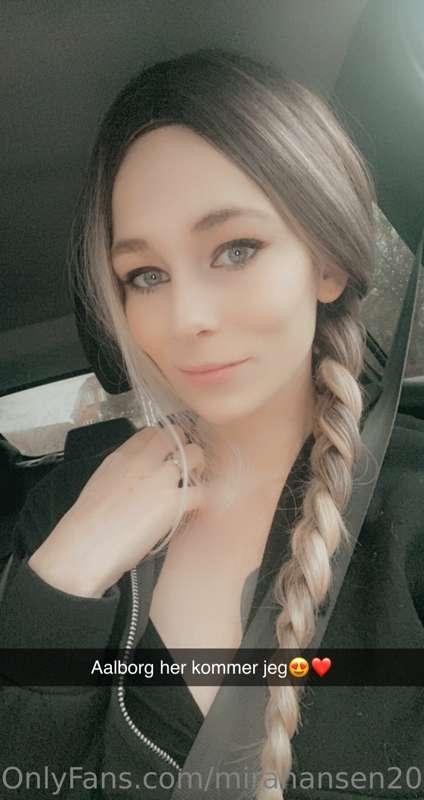 On the way to Aalborg and make more pictures and videos😘