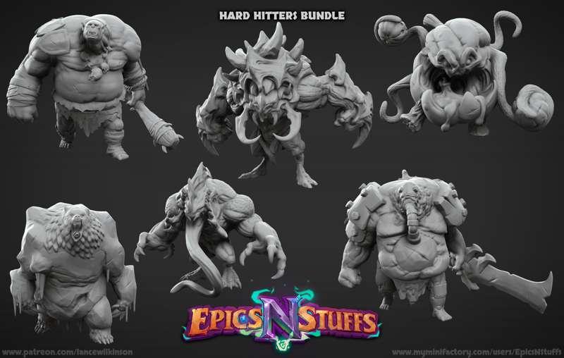 Hard Hitters and Nature bundles available to Patrons now!