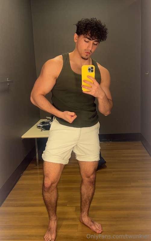 Here is me stripping in the dressing room 😝Ps. Please let me..