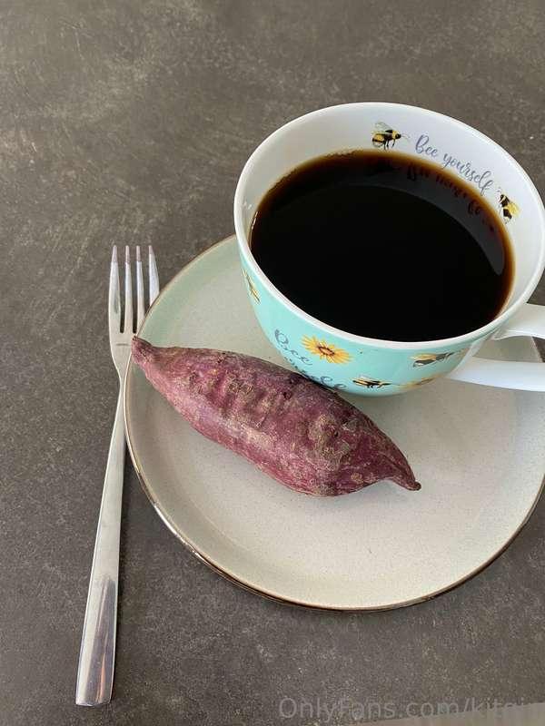 Purple yam and coffee 🤤