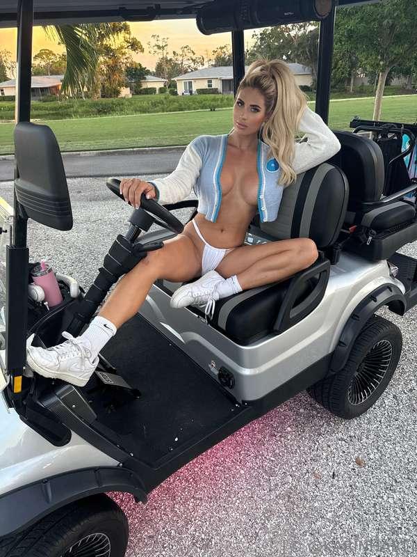 would you let me drive the cart? 👀