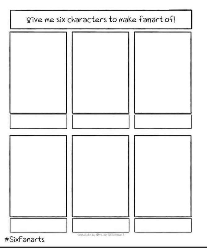 6 Characters to Draw in my Style