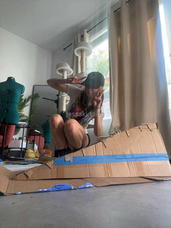 I’ve also been working on a huge project while getting ready..