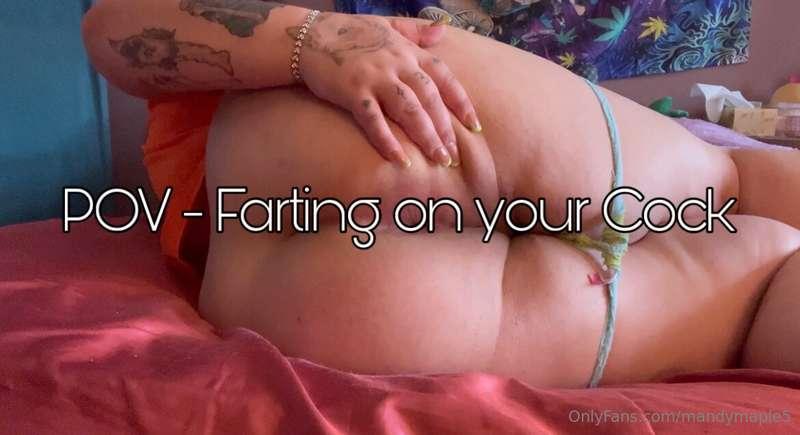 POV- Farting On Your Cock / 5 minutes for 10$ or see it on @..