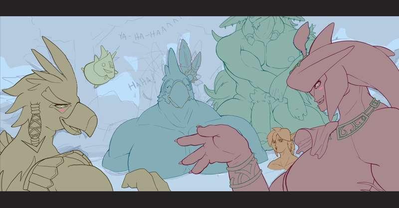 Zelda Size Difference Onsen (WIP)