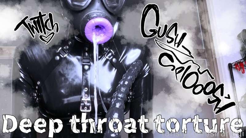 Rubber Doll forced to wear a masturbator gas mask💜
I practiced sobbing with the dildo in💜

