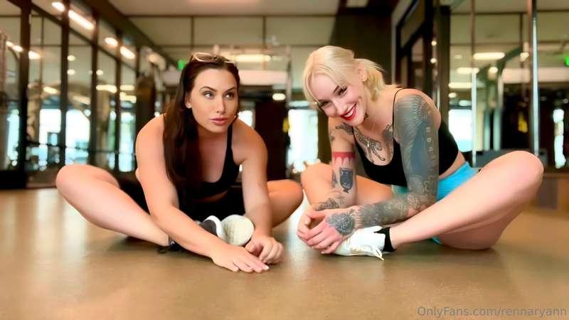 🔥***New GYM vid with Ms Kitty***🔥
 We were checking out my n..