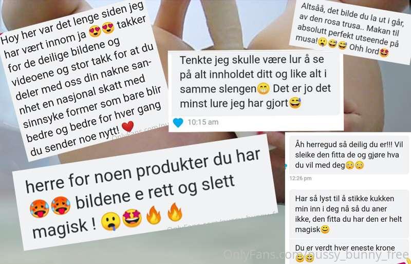 🇳🇴 Tilbakemeldinger fra noen herlige fans 🥰 Sjekk ut de nye ..