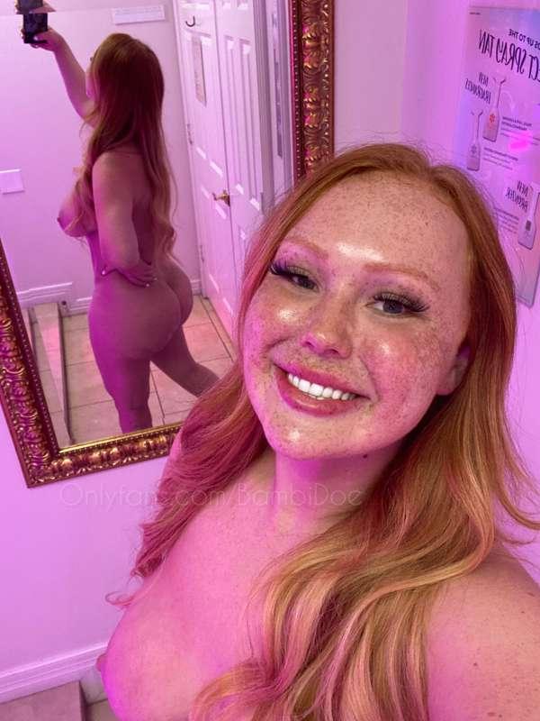 Do you like my freckles and my booty daddy?