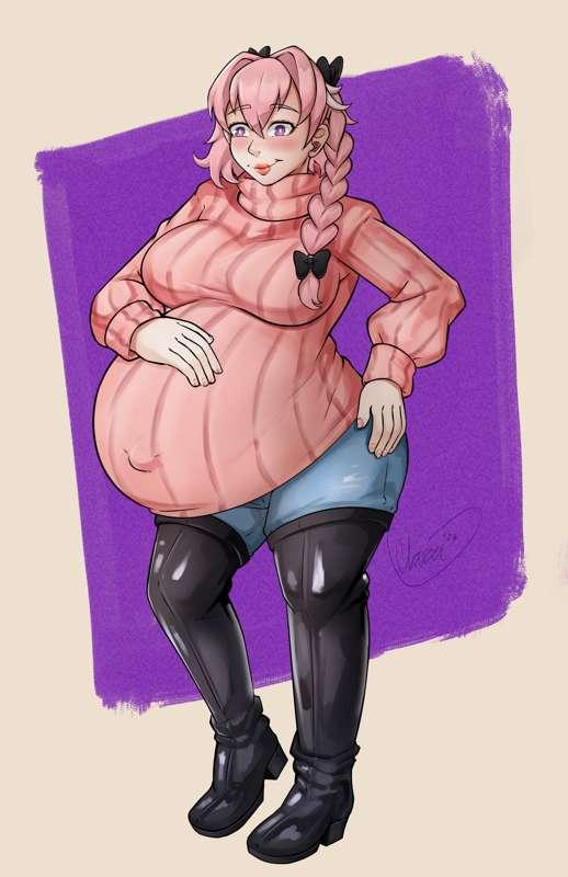 (Commission) Astolfo except they’re a milf