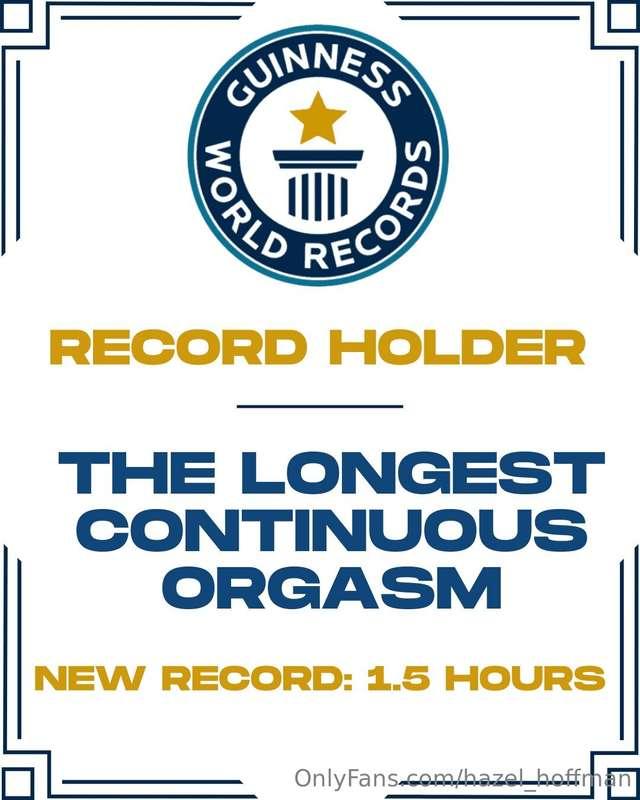 The crazy thing is I wasn’t even trying to break a record I ..