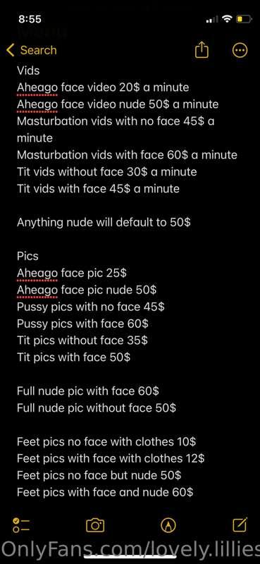 Hey my loves. Here is an updated menu! I do customs as well,..