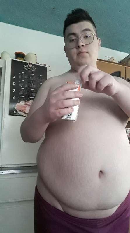 John drinking boost!