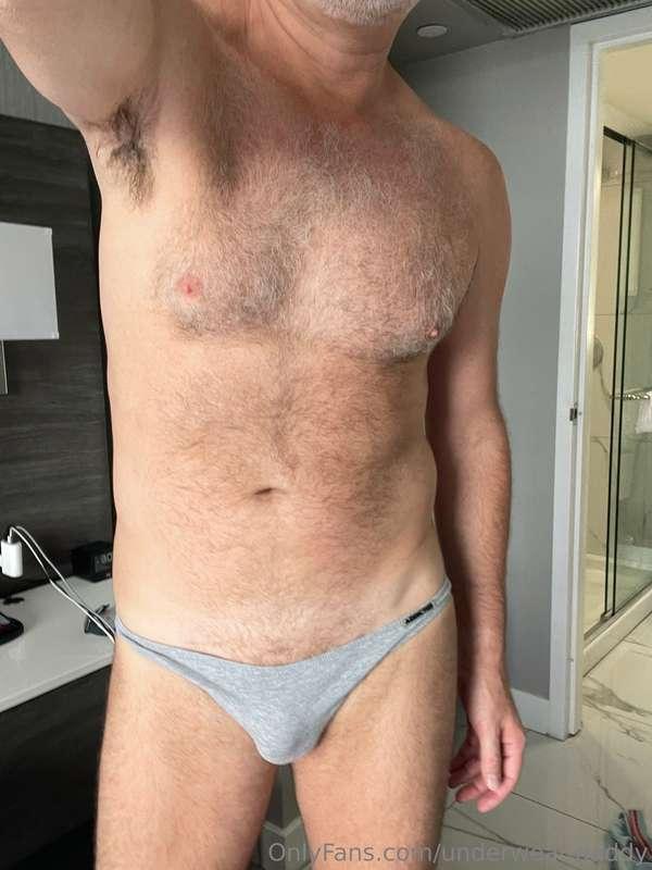 Daddy’s getting furry.  Should I manscape? Or let it grow?