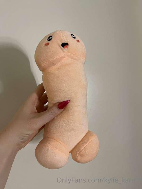 Thank you to whomever bought me this penis plushie from my A..