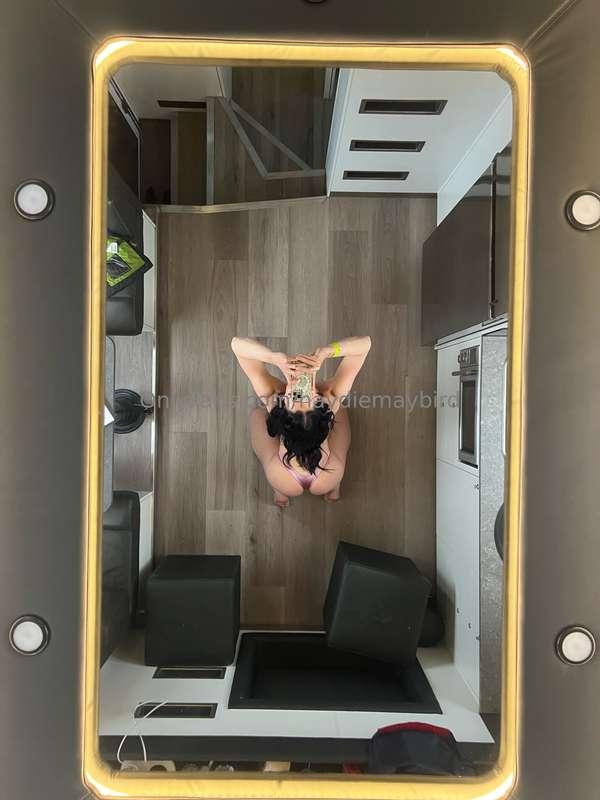 Would you fuck me in the horse truck with the mirror on the ..