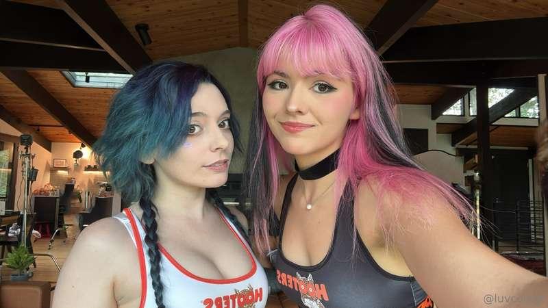hooters set today with @mayvisalycevip and the girls :D