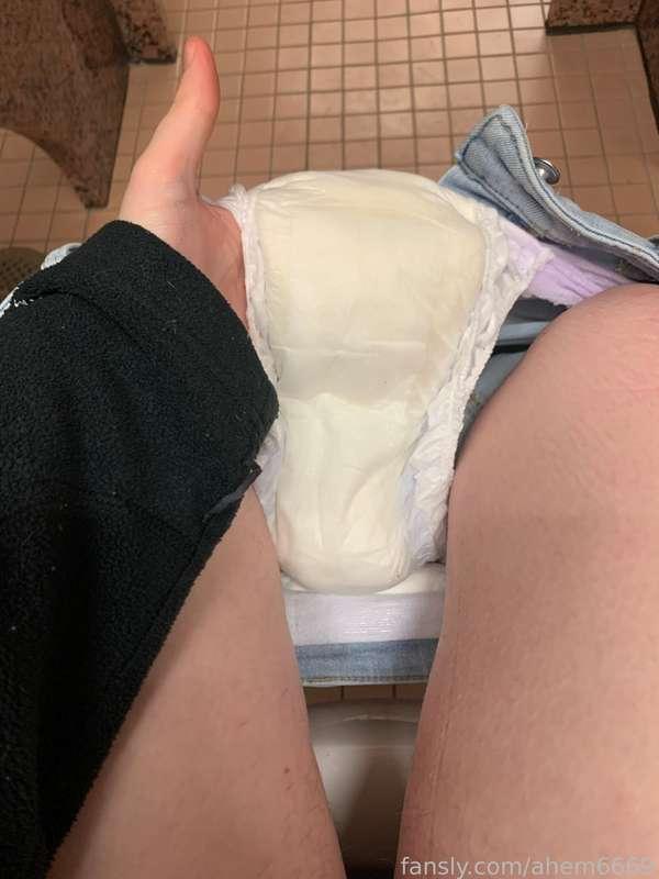 Didn’t fully make it to the bathroom in time…