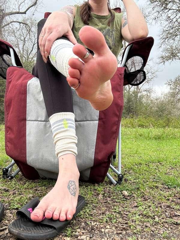 Camping feet’s 