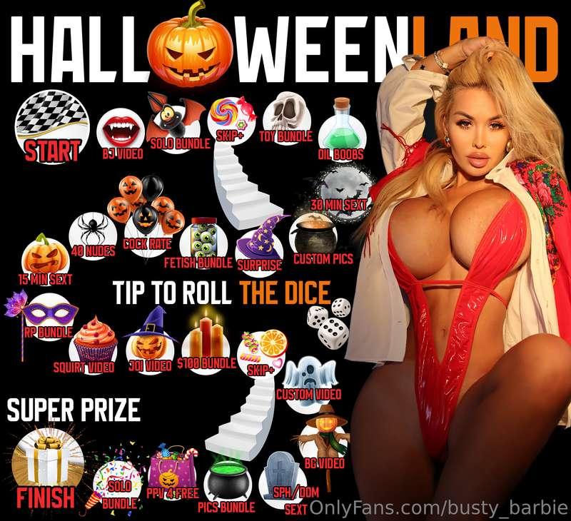 🎃👻 𝐇𝐀𝐋𝐋𝐎𝐖𝐄𝐄𝐍𝐋𝐀𝐍𝐃 👻 🎃 𝐓𝐈𝐏 𝐓𝐎 𝐑𝐎𝐋𝐋 𝐓𝐇𝐄 𝐃𝐈𝐂𝐄 🎲 to get hot gifts..