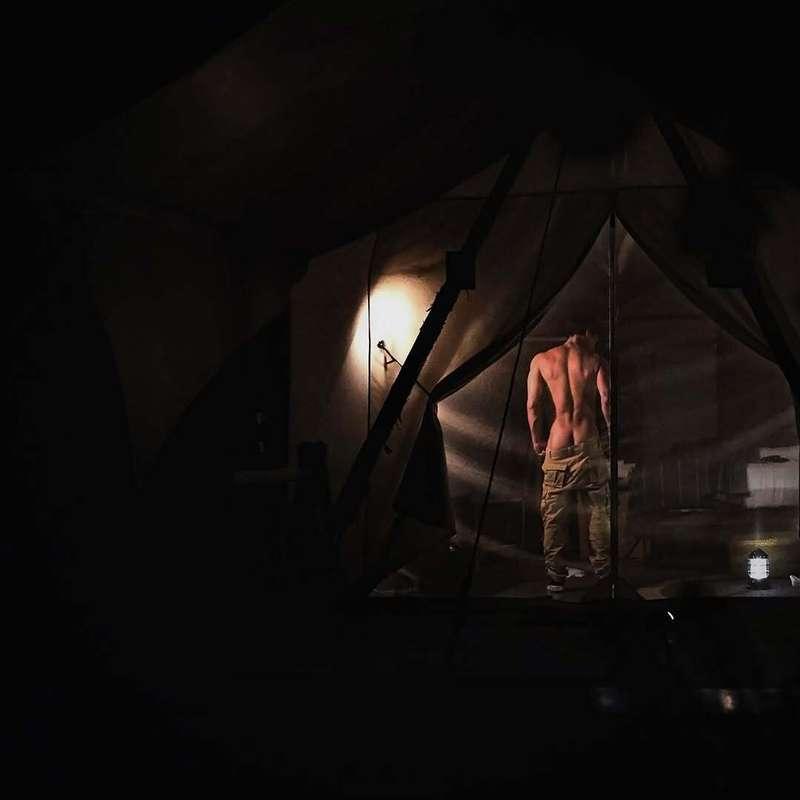 Stripped down but still calm in the silence.