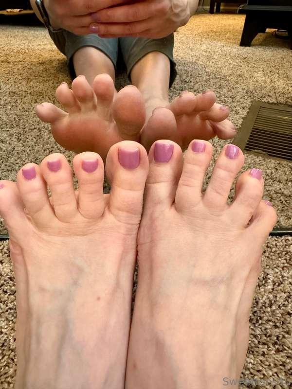 New pedicure day! Haven’t done anything purple in awhile!