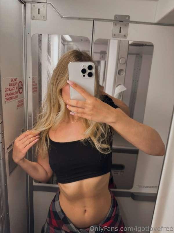i always get a little naughty in airplane bathrooms 👀🙈this i..