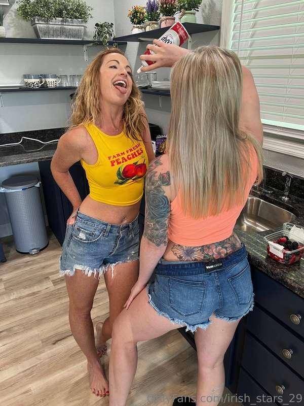 Things got a little heated and messy in the kitchen the othe..