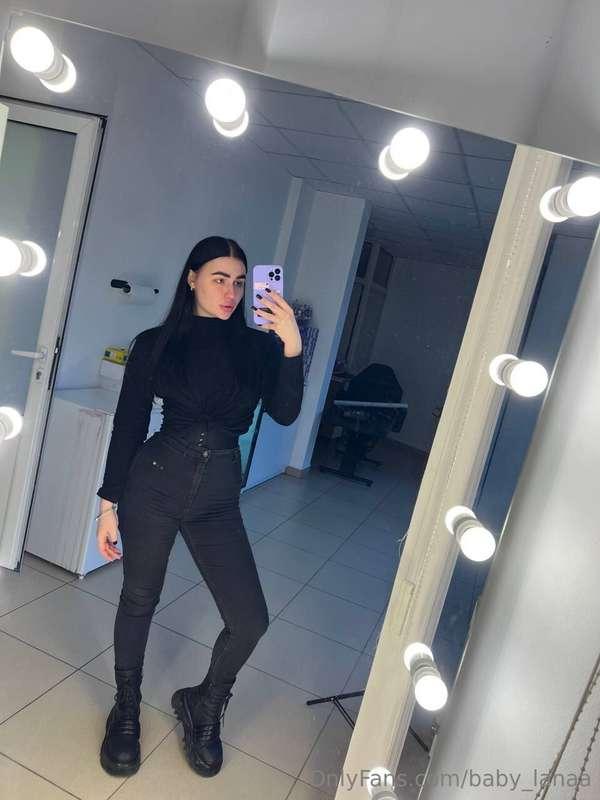 Black fits my vibe today strong confident and a little myste..