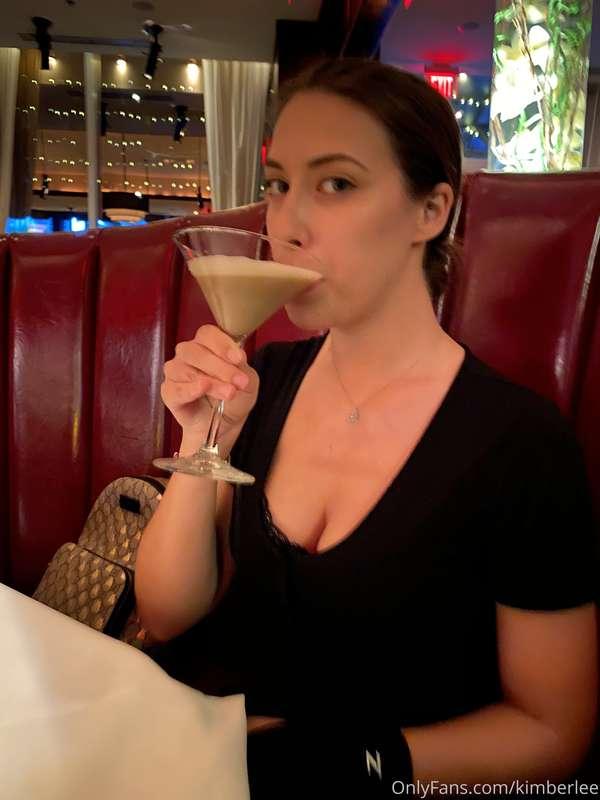 Pics from date night 🍸 😋