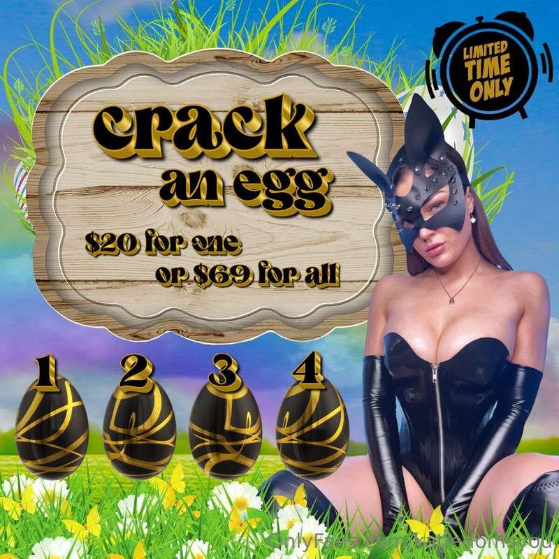 GODDESS KATIE'S LUXURY EGGS 🐰🌿Happy Easter, my naughty boy!L..