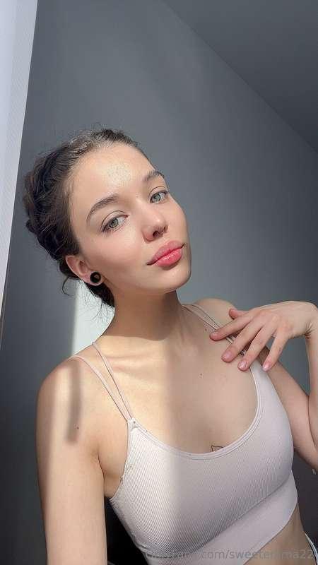 braided her hair like a college girl...do you like it?