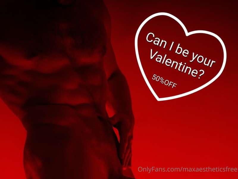 Can I be your Valentine🥰❤️? 
50% OFF on my page full of hott..