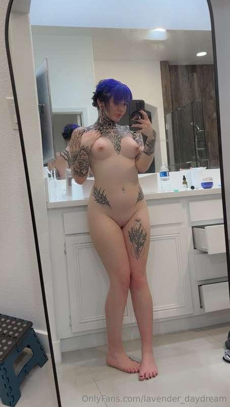 Bathroom is set up can I sit on u next