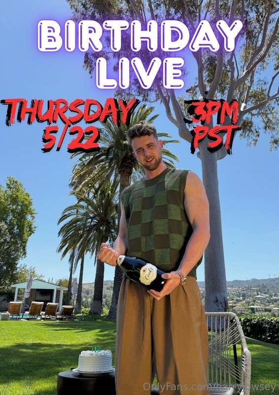 🚨TODAY IN 2 HOURSSSSSSSSSS🚨 Maybe I’ll even tell you my birt..