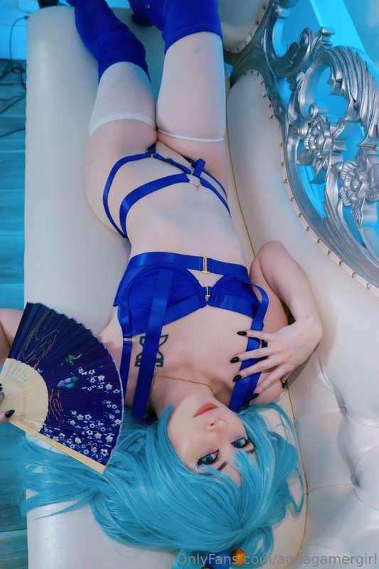 Spreading laughter and chaos, Aqua style 💙🔥