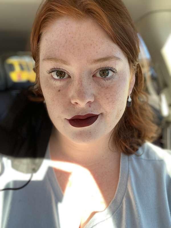 My eyes feel extra green today, must be the contrast cause I..