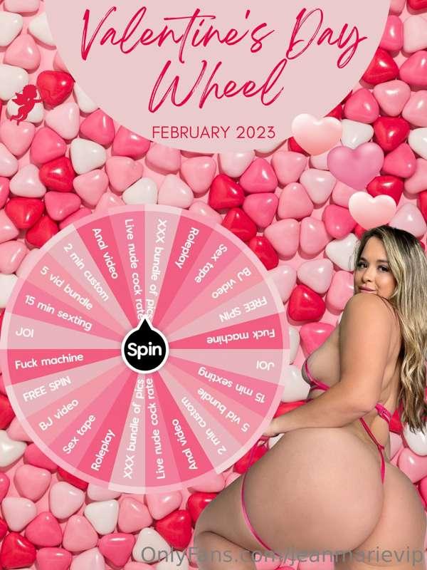 💘 𝗙𝗟𝗜𝗥𝗧𝗬 𝗙𝗘𝗕𝗥𝗨𝗔𝗥𝗬 𝗪𝗛𝗘𝗘𝗟 💘 Prizes include customs, bundles, a..