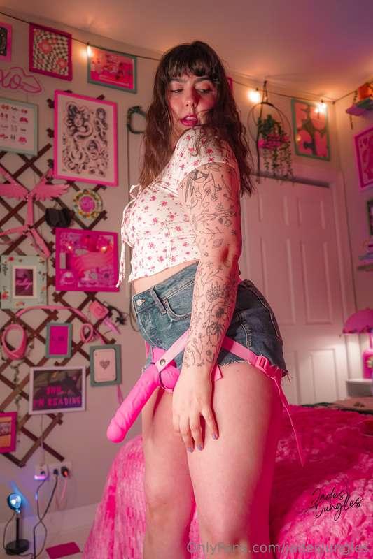 Do you want to spend the night in my pink palace?