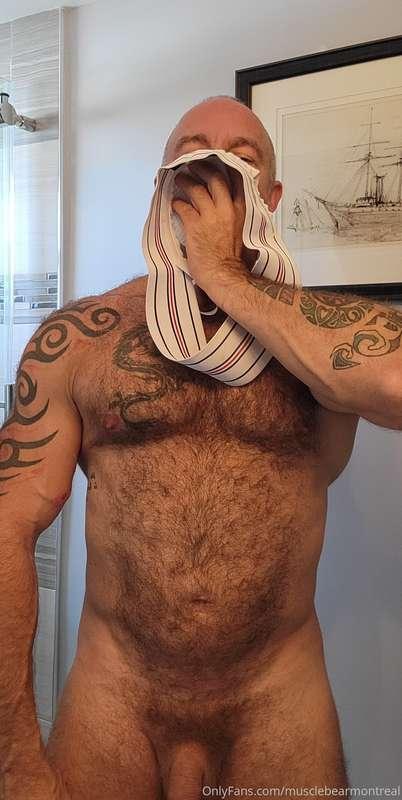My man offered me one of his jock. He wore it during few wee..