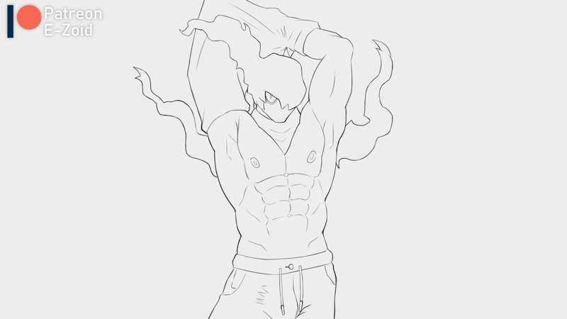 Getting Ready For Some Fun (Lineart WiP)